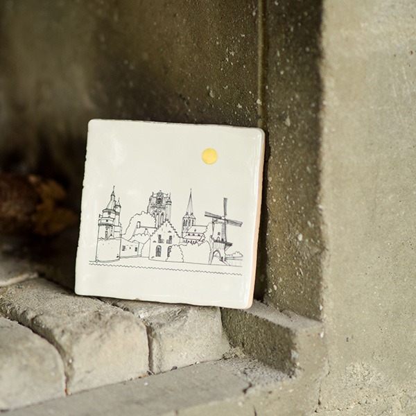 streekproduct, jouw dorp of stad op mok, tegel of print