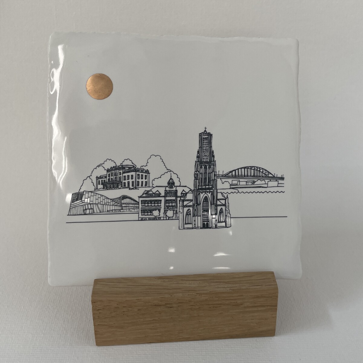 arnhem tegel 10x10 in houder