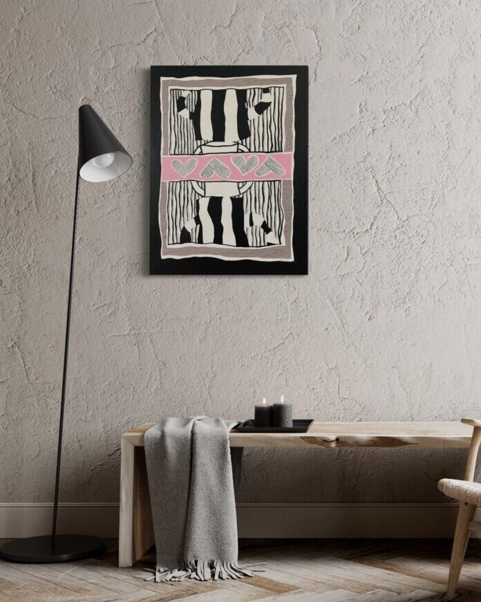 schilderij 'tussenfase'