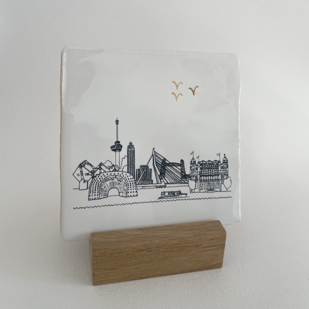 rotterdam tegel 10x10 in houder
