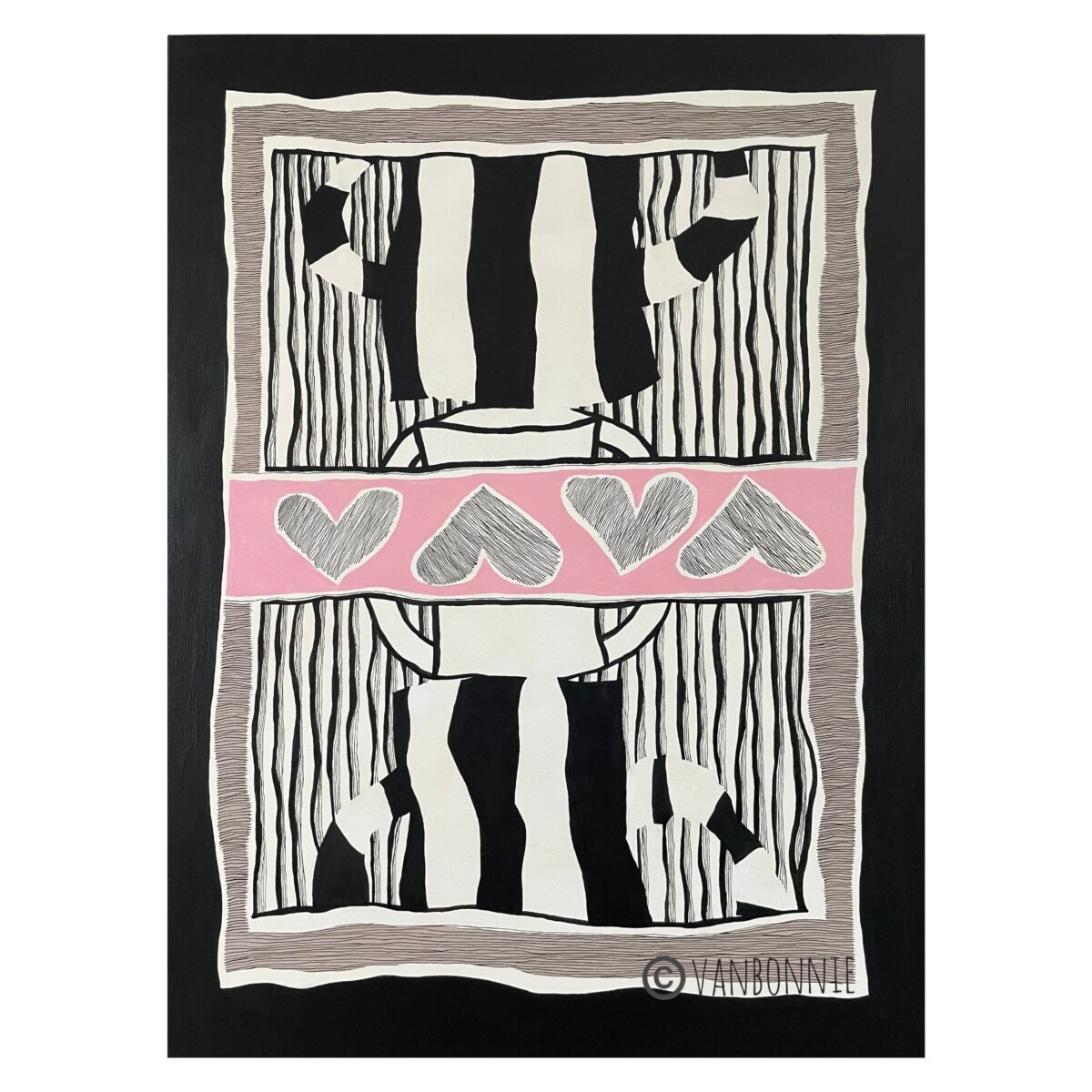 schilderij 'tussenfase'