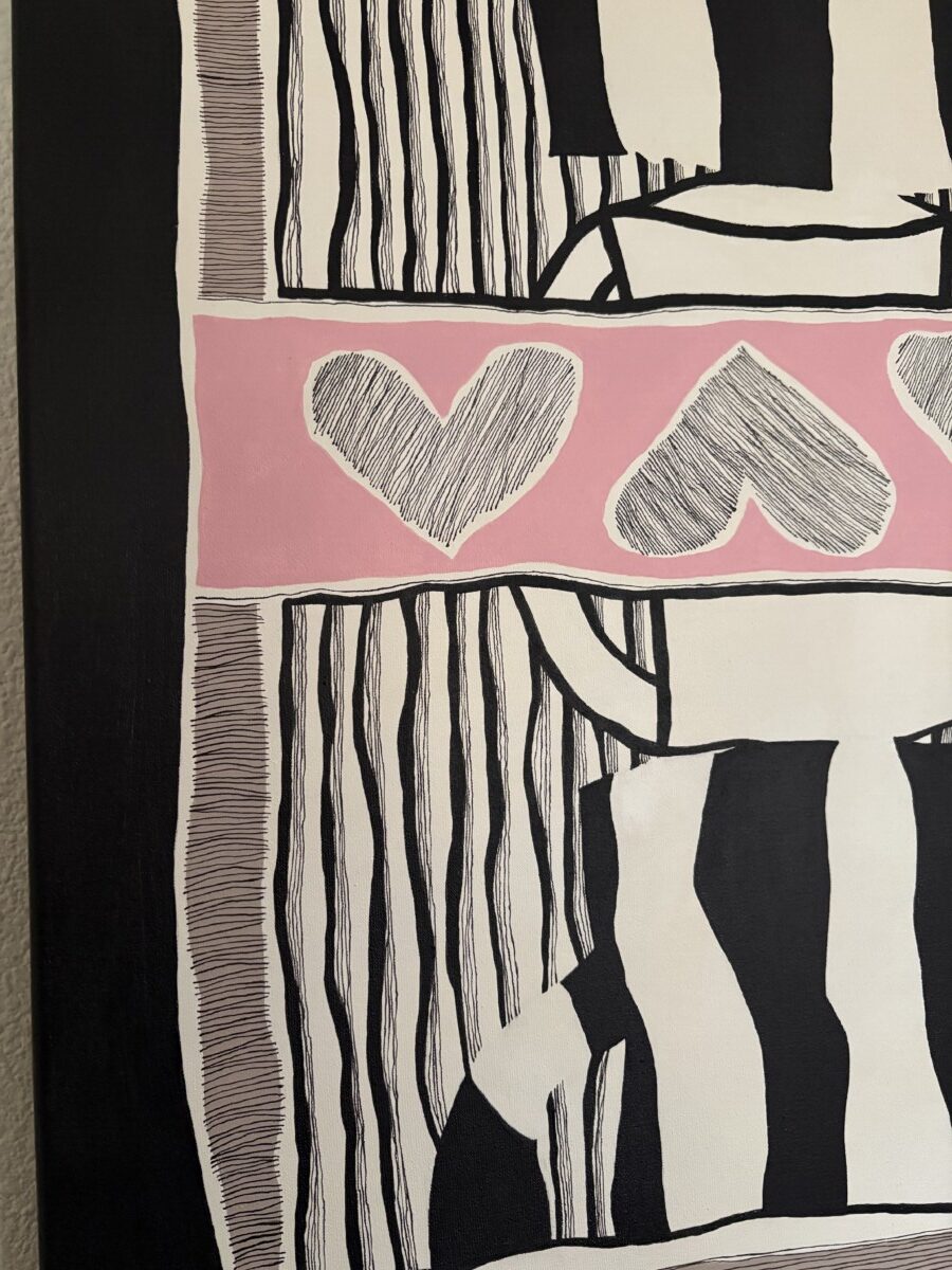 schilderij tussentijd 60x80 detail