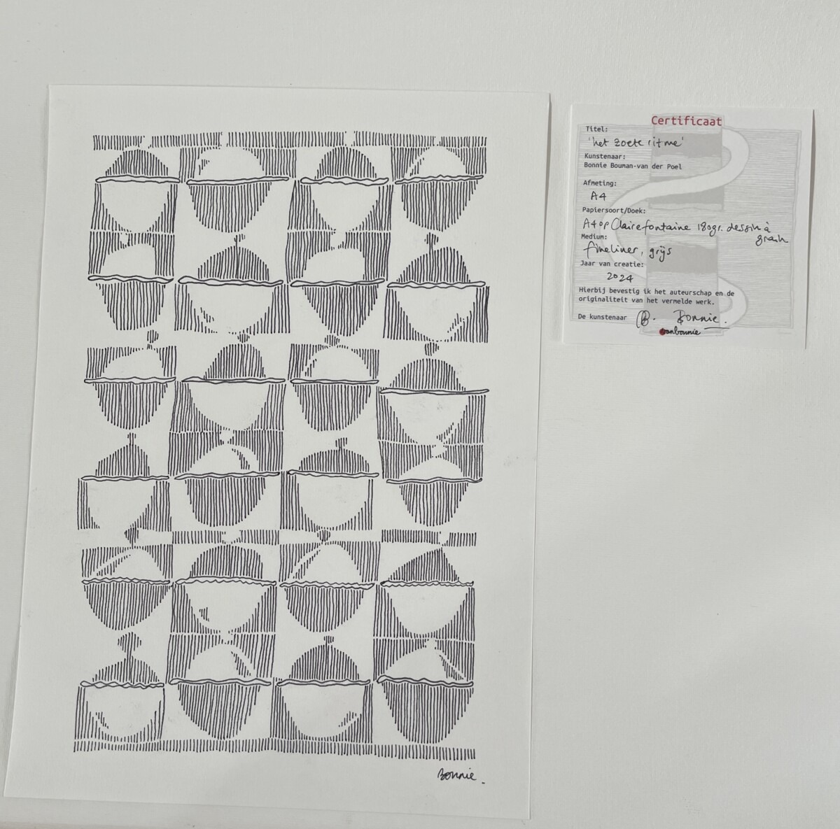 pentekening - hetzoeteritme