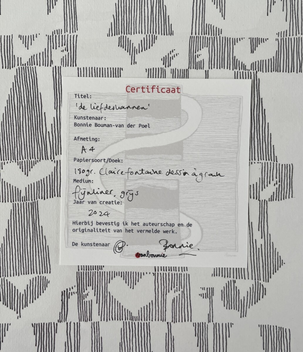 pentekening a4 liefdeskannen